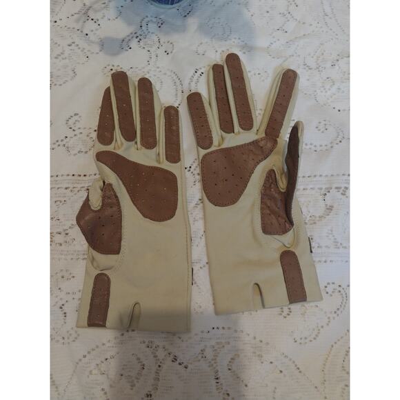 Vintage Gloves Fownes One Size Isotoner Nylon/Spandex - Picture 3 of 3